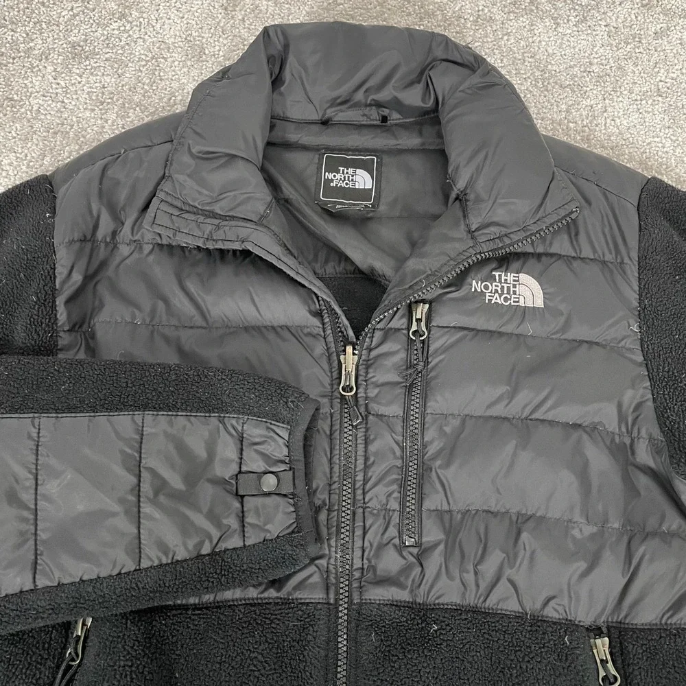 North‎ Face 550 Down Denali Jacket Mens Small Fleece Black